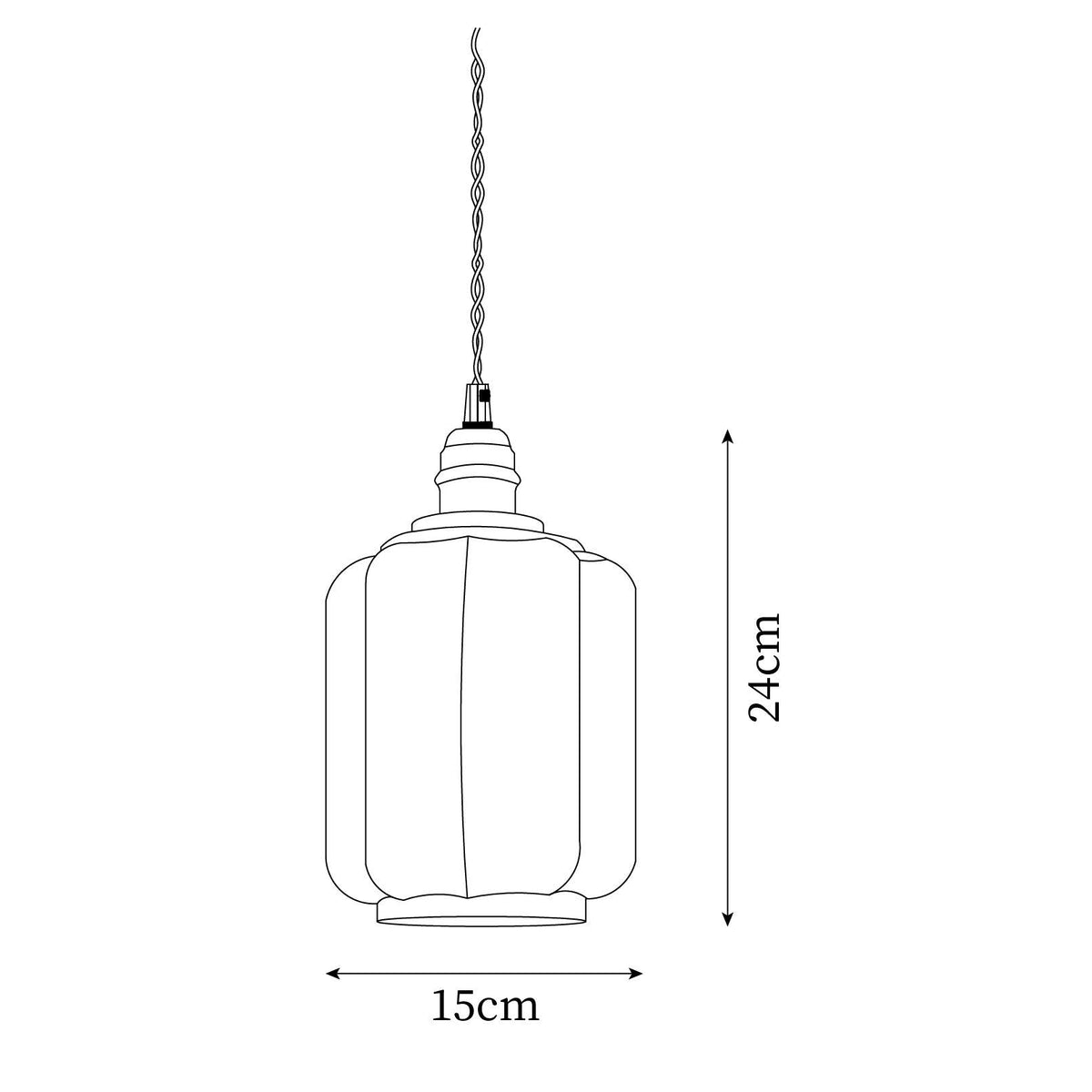 Glazen bol hanglamp met verstelbaar snoer, wit messing plafondarmatuur voor slaapkamer, eetkamer, keukeneiland, messing afwerking 6 inch pendel | Thomler