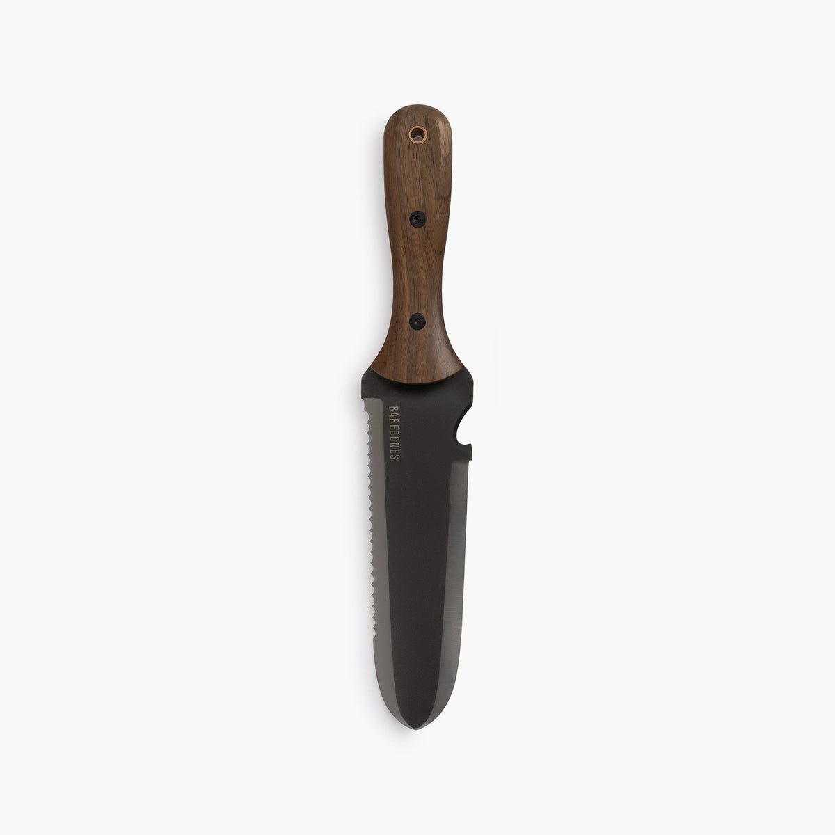 Japanese-Style Garden Digging Knife with Serrated Edge & Walnut Handle for Weeding, Planting & Transplanting | Thomler