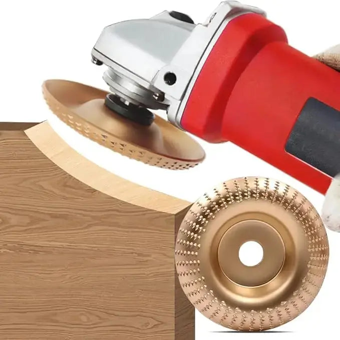 Tungsten Carbide Shaping Wheel Set for Angle Grinders – 3-Piece Wood Carving Sanding Disc Kit for Woodworking, Sculpting & Surface Finishing | Thomler