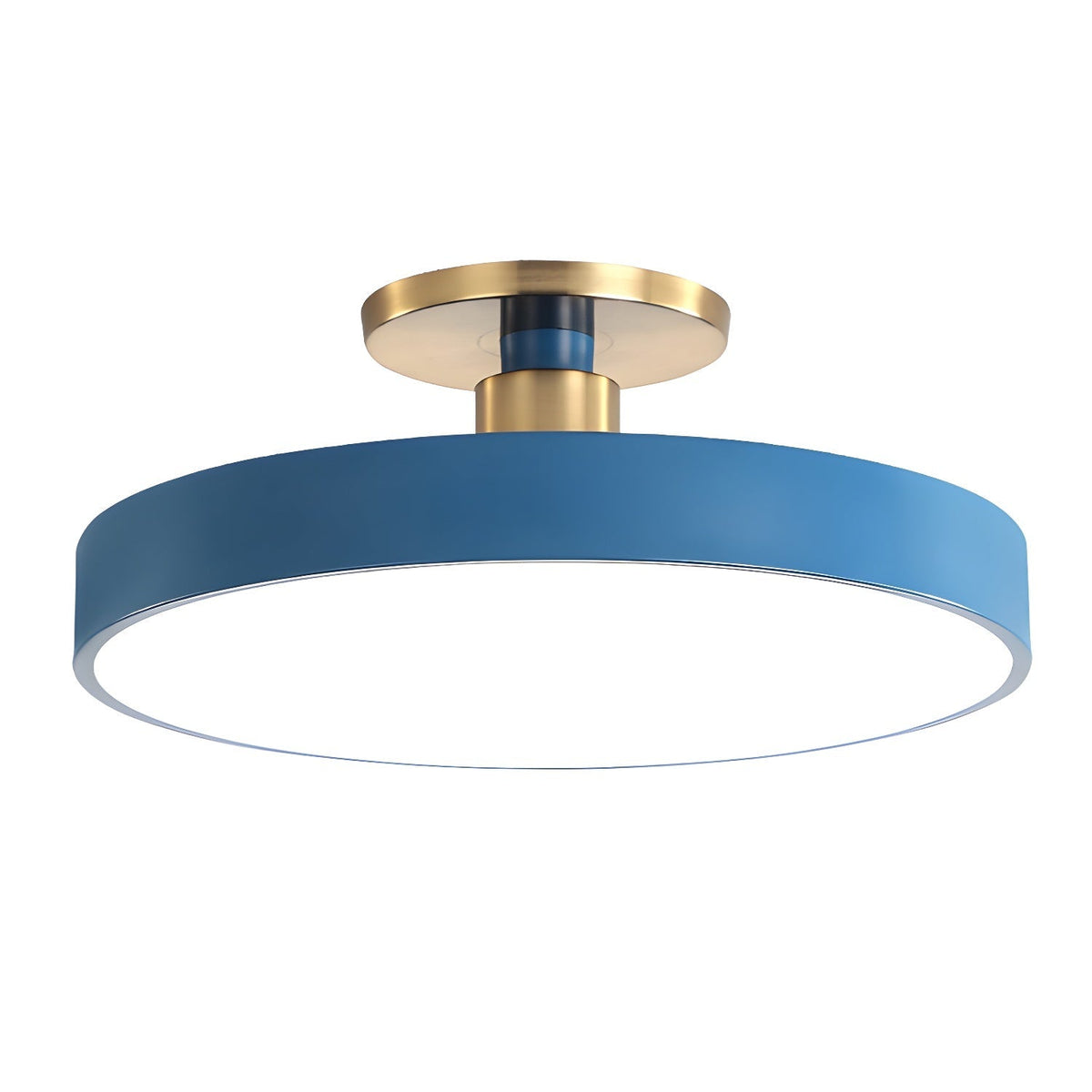 Lámpara de techo LED de 12 pulgadas, redonda, regulable, de bajo perfil para dormitorio, cocina, oficina, hogar, acrílico moderno | Thomler