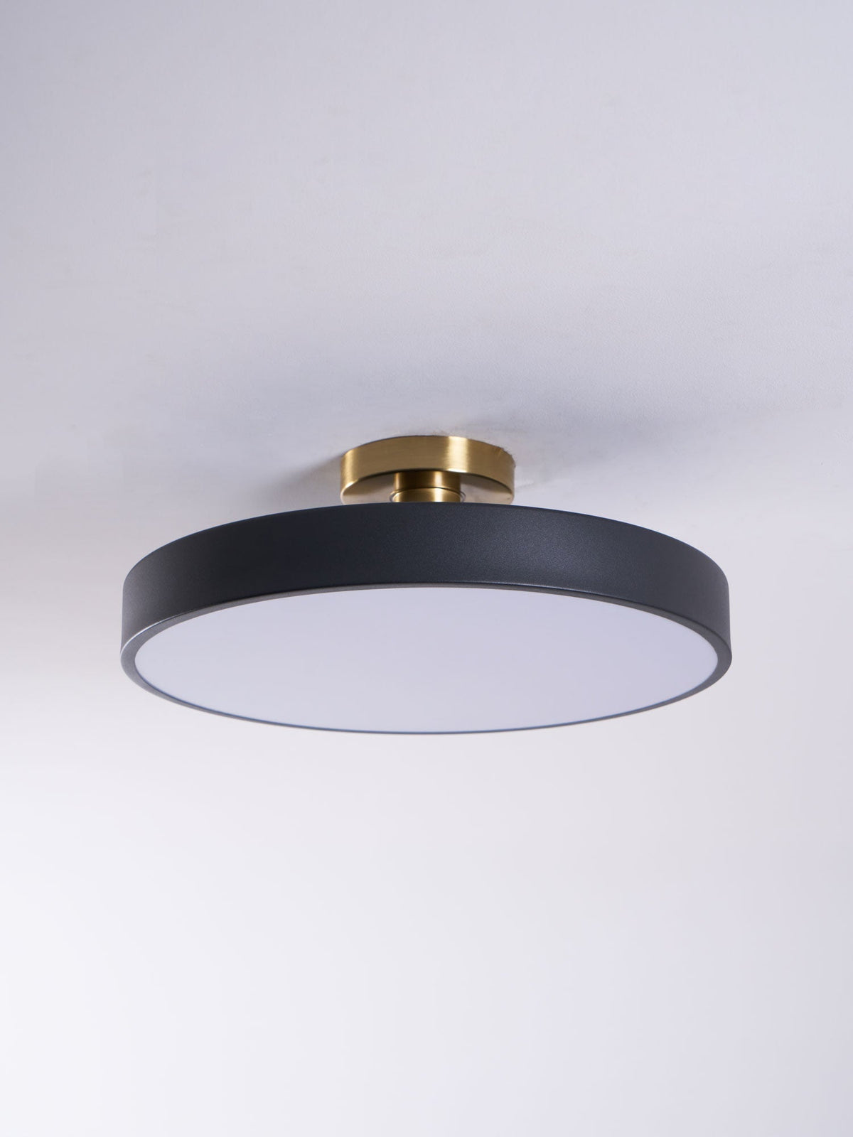 Lámpara de techo LED de 12 pulgadas, redonda, regulable, de bajo perfil para dormitorio, cocina, oficina, hogar, acrílico moderno | Thomler