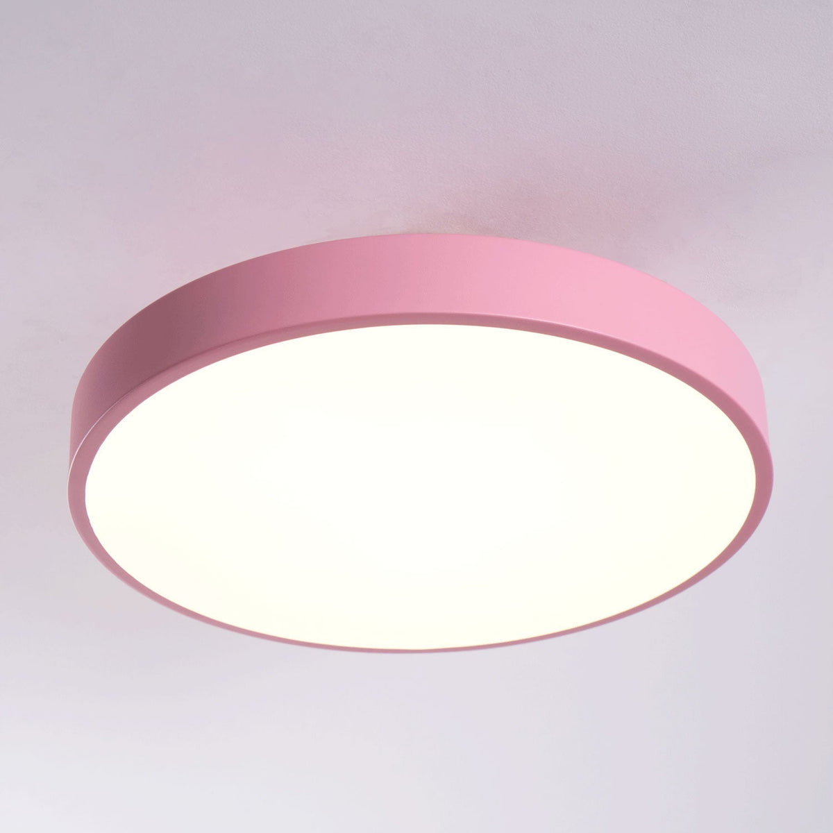 Lámpara de techo LED de 12 pulgadas, redonda, regulable, de bajo perfil para dormitorio, cocina, oficina, hogar, acrílico moderno | Thomler