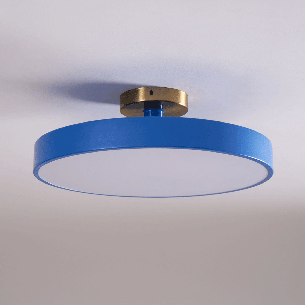 Lámpara de techo LED de 12 pulgadas, redonda, regulable, de bajo perfil para dormitorio, cocina, oficina, hogar, acrílico moderno | Thomler