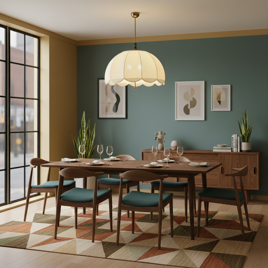 Geweven stoffen kap, 20-inch armatuur met gemengde materialen voor tafel- en eilandverlichting | Thomler