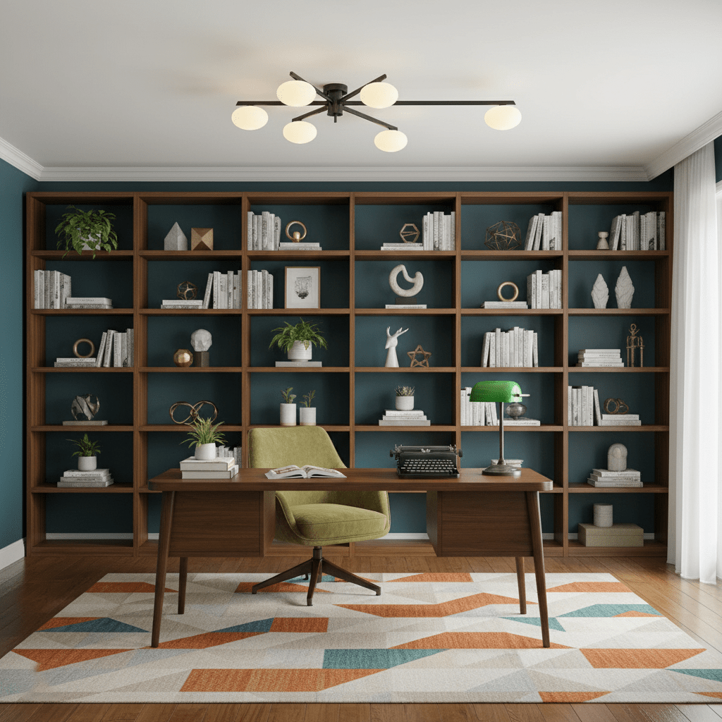 Lámpara de techo semiempotrada ajustable con brazos múltiples y globos esmerilados para comedor, cocina o sala de estar | Estructura en negro o latón, casquillo G9 | Thomler
