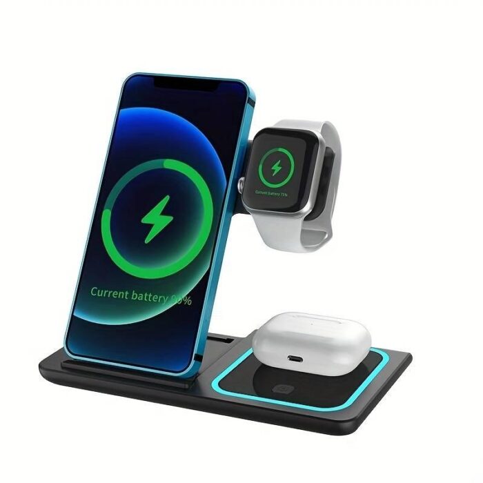 3-in-1 kabelloses Induktionsladegerät für iPhone