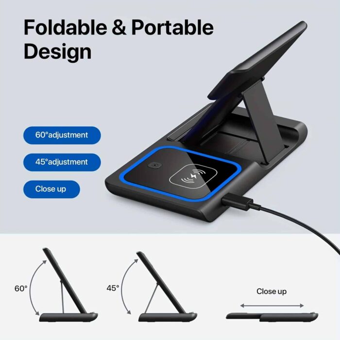 3-in-1 kabelloses Induktionsladegerät für iPhone