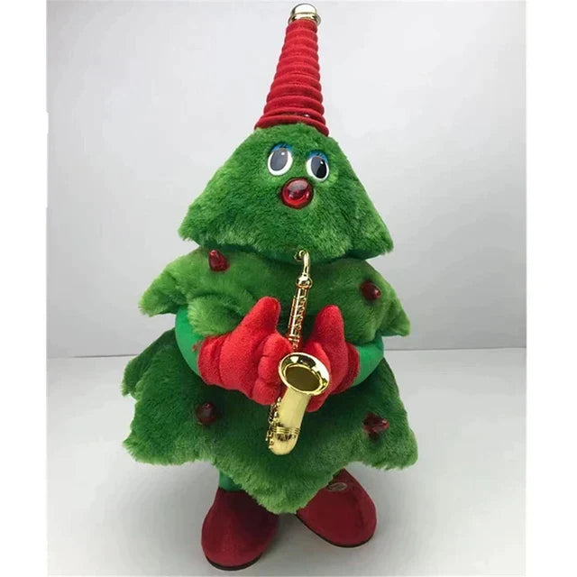 Animated Musical Holiday Tree Plush Toy for Kids & Home Decor | Thomler