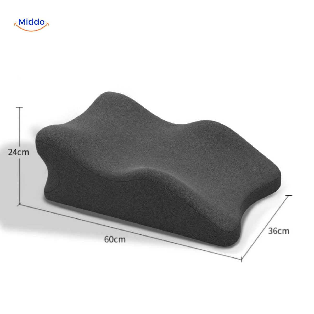 Elevated Leg Rest Wedge Pillow for Bed & Sofa