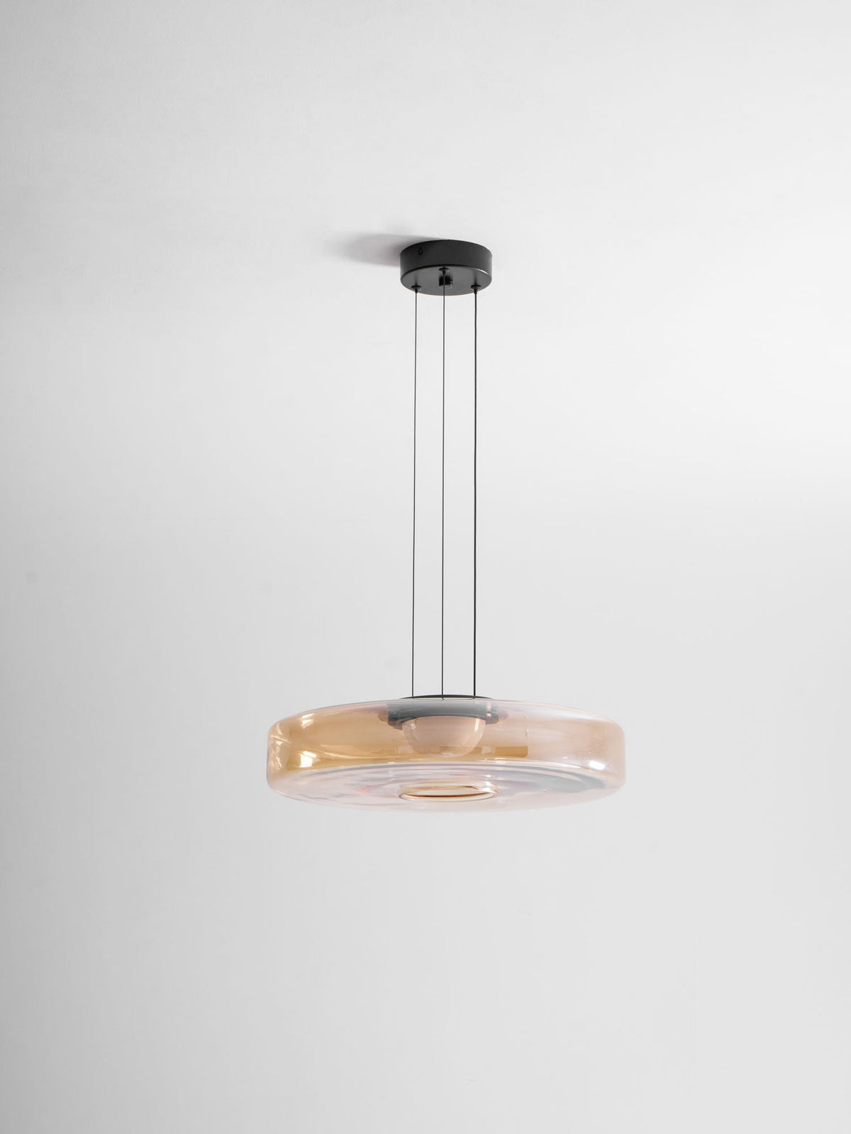 Gelaagde glazen hanglamp LED plafondverlichting met meerdere niveaus voor kookeiland eetkamer moderne getrapte kroonluchter in hoogte verstelbaar | Thomler