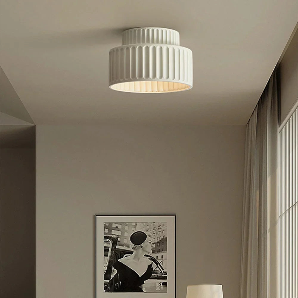 Halbbündige Deckenleuchte, 10 Zoll Harz-Kuppel für niedrige Decken, Flur, Eingangsbereich, Schlafzimmer, klassisches Übergangs-Wohnraumdesign | Thomler