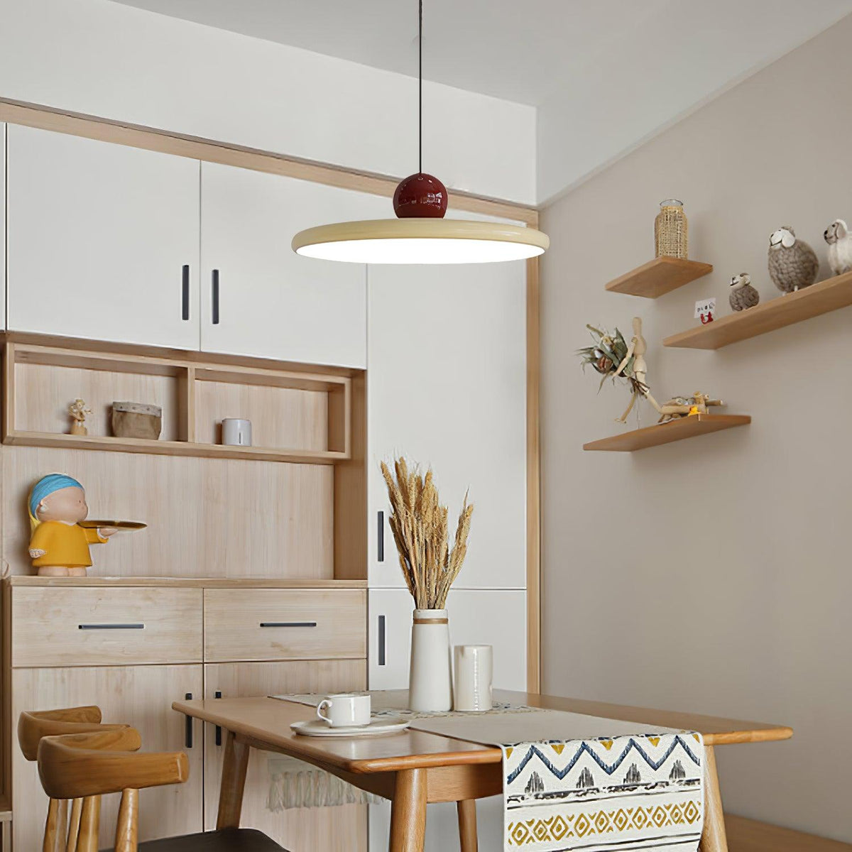 Lámpara de techo LED redonda de montaje empotrado con temperatura de color ajustable para isla de cocina, comedor, dormitorio, sala de estar, diseño moderno | Thomler