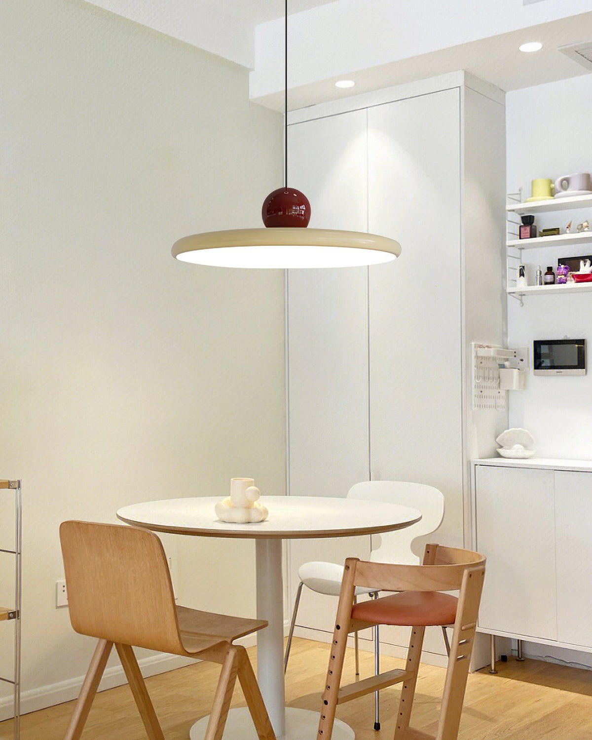 Lámpara de techo LED redonda de montaje empotrado con temperatura de color ajustable para isla de cocina, comedor, dormitorio, sala de estar, diseño moderno | Thomler