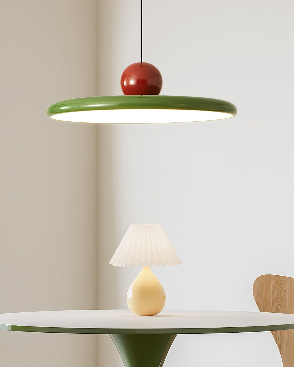 Lámpara de techo LED redonda de montaje empotrado con temperatura de color ajustable para isla de cocina, comedor, dormitorio, sala de estar, diseño moderno | Thomler