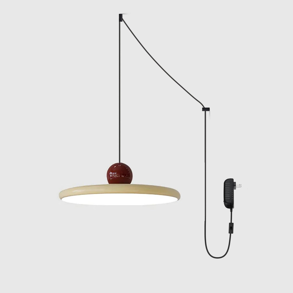 Lámpara de techo LED redonda de montaje empotrado con temperatura de color ajustable para isla de cocina, comedor, dormitorio, sala de estar, diseño moderno | Thomler