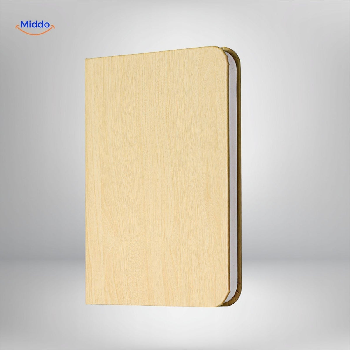 Adjustable Wood-Grain LED Desk Lamp with 3 Light Modes & Foldable Design for Home Office Reading & Bedside