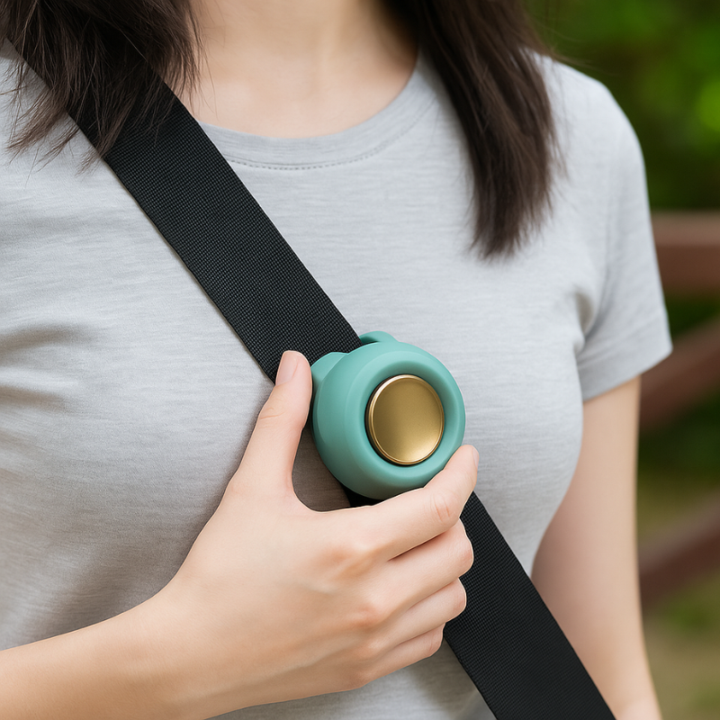 Freihändiger Nackenventilator – Kabelloser, tragbarer und per USB wiederaufladbarer Kühlventilator mit 360°-Luftstrom für Spaziergänge, Arbeit & Reisen