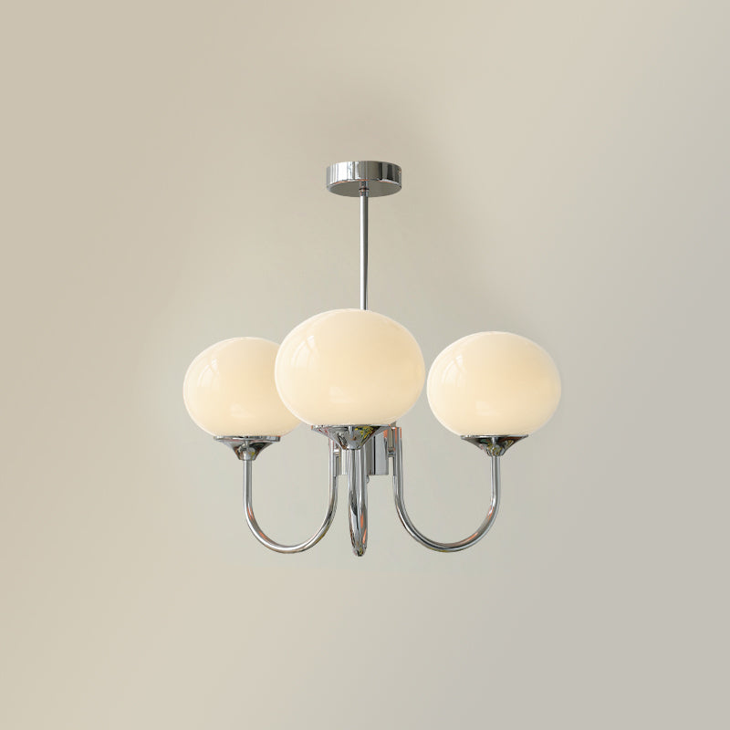 Lámpara de techo colgante de múltiples cabezales con pantallas de vidrio de colores, 18-26 pulgadas, acabado metálico para comedor, dormitorio, isla de cocina, iluminación superior E2