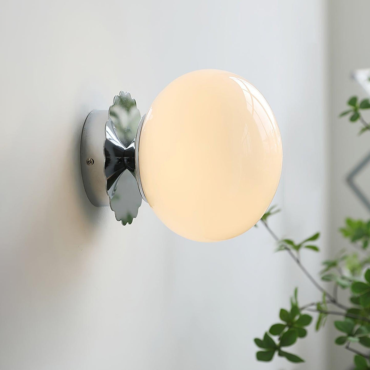 Aplique de cristal rosa ajustable con marco de metal para dormitorio, pasillo y sala de estar | Lámpara de techo y pared para interiores con base E26 E27 | Thomler
