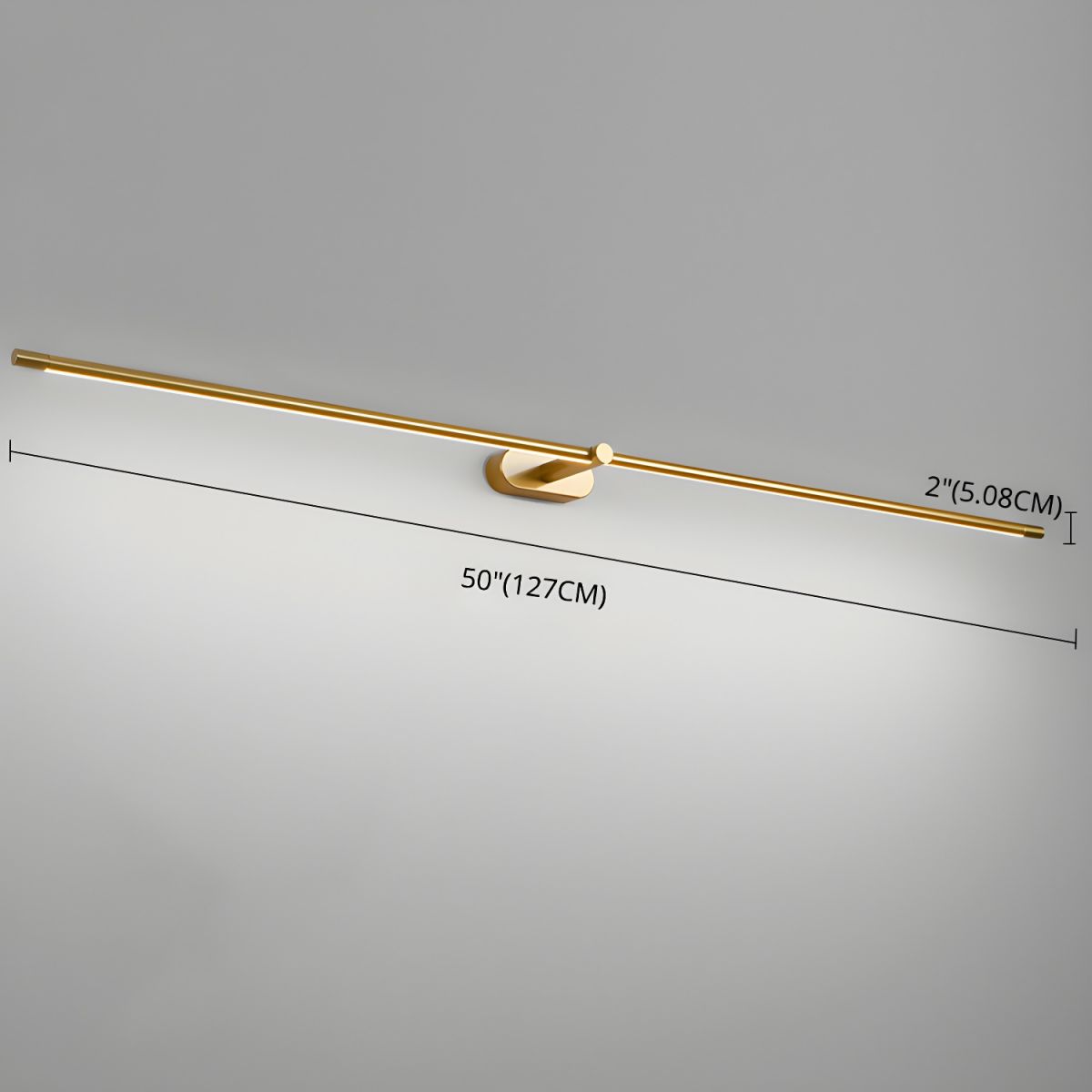 Lámpara de espejo de baño LED de 27 pulgadas, aplique de pared recargable y regulable, inalámbrico, color negro y dorado, accesorio de tocador con control táctil para baño de visitas