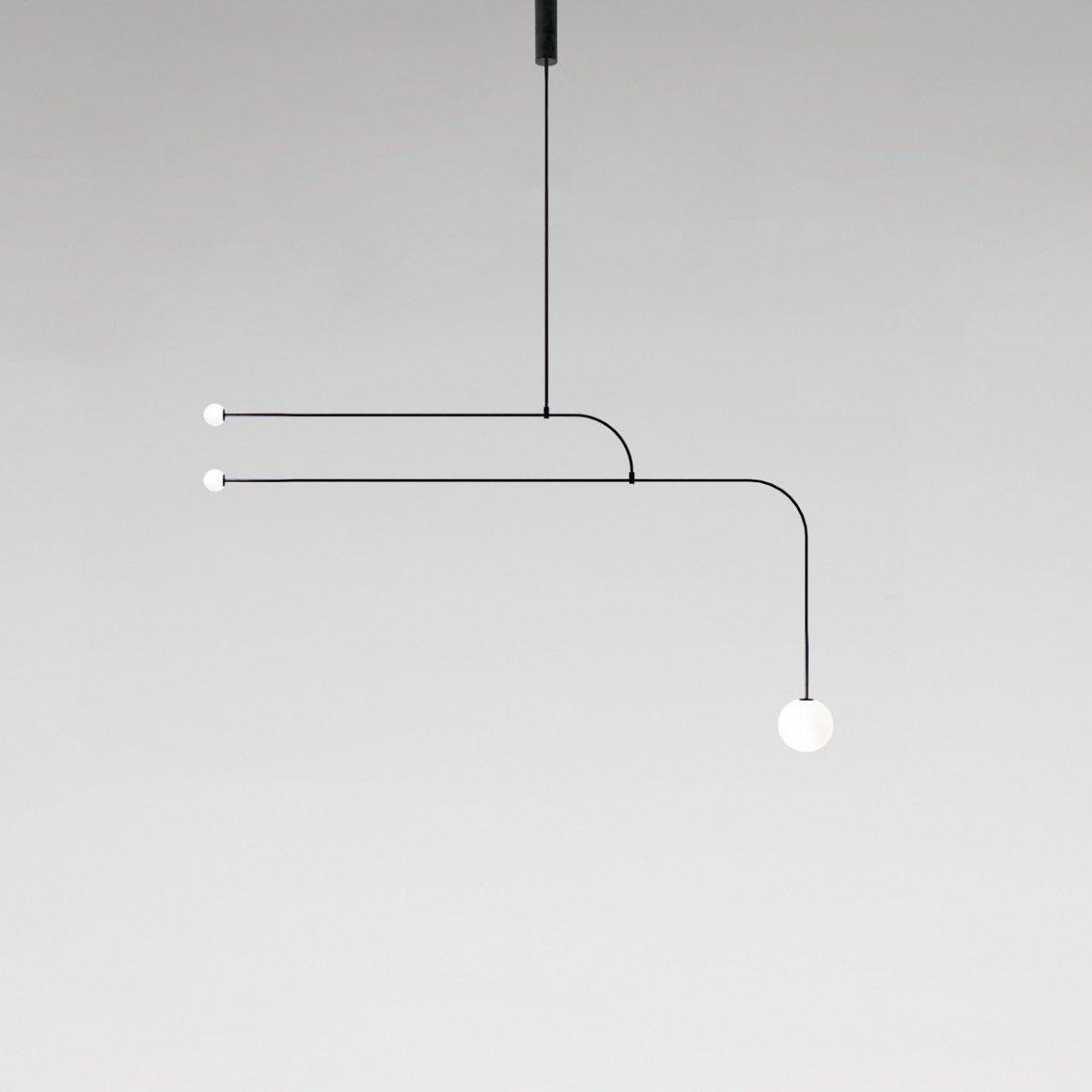 Lámpara de techo escultural con difusores de vidrio opalino, acabado en negro y latón, diseño de múltiples brazos para comedor, vestíbulo, lámpara de techo moderna