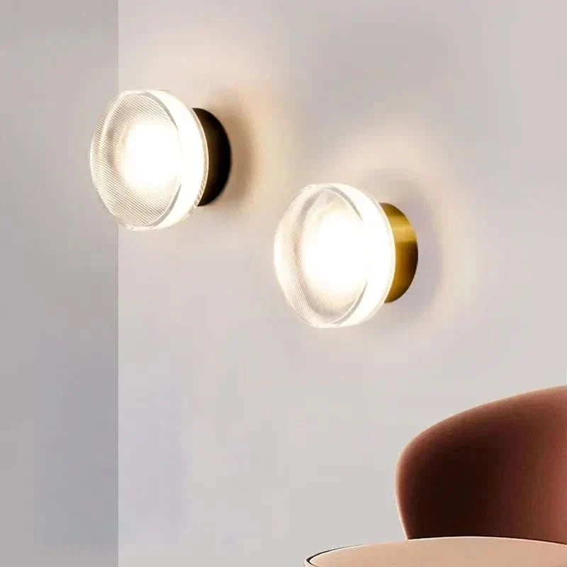 Aplique de pared LED regulable de aluminio, luz blanca cálida, 12 pulgadas, lámpara moderna para interiores, ideal para dormitorio, pasillo, sala de estar, escalera, luz de acento | Thomler