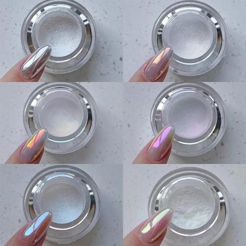 Mirror-Finish Chrome Powder for Nails – Ultra-Reflective Pigment for Gel Manicures & Salon Effects at Home | Thomler