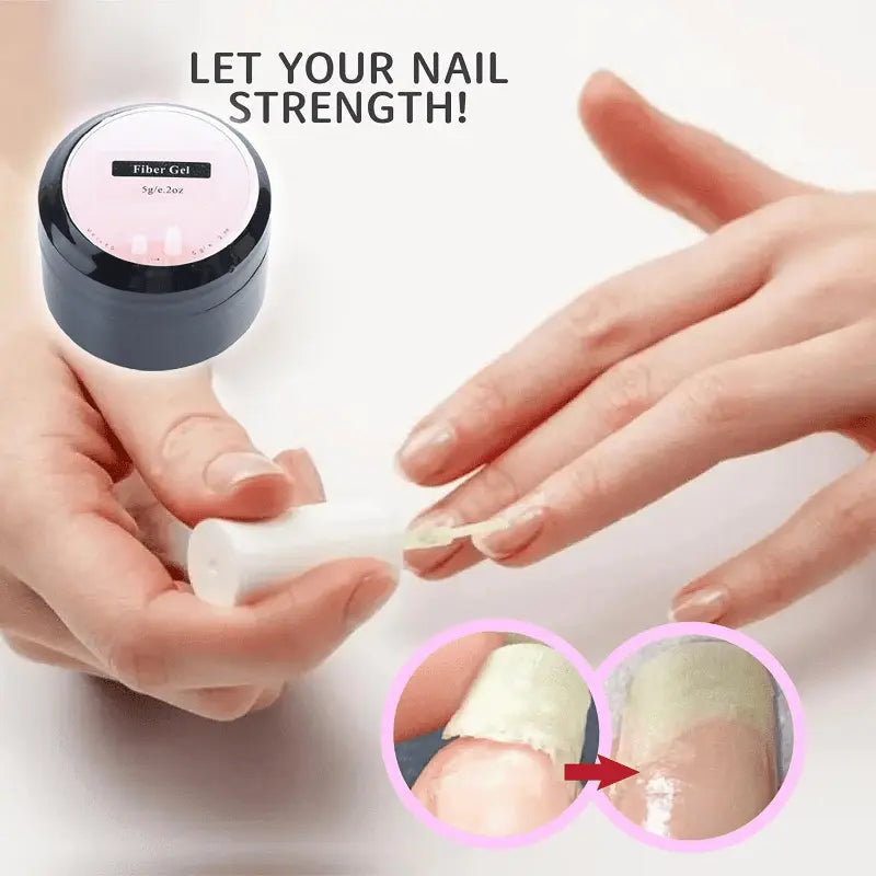 Nail Repair Gel for Cracked & Damaged Nails – No UV Light Required – Clear Protective Coating for Natural Nails | Thomler