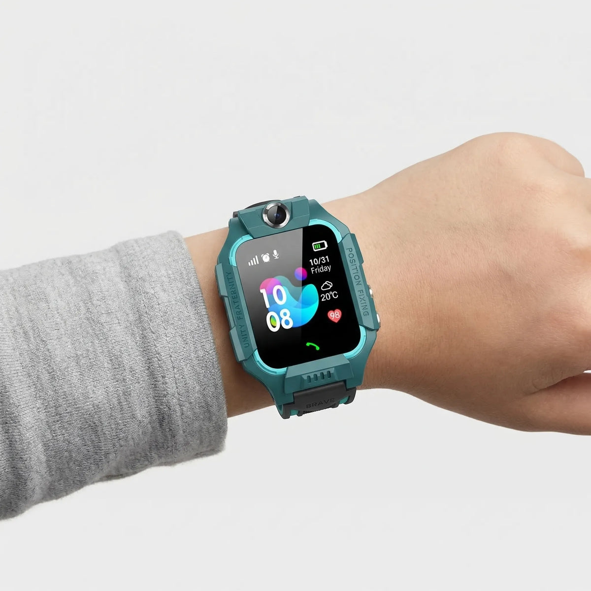 Kids GPS Smartwatch with Two-Way Calling, SOS Button & Real-Time Location Tracking for Boys & Girls | Thomler