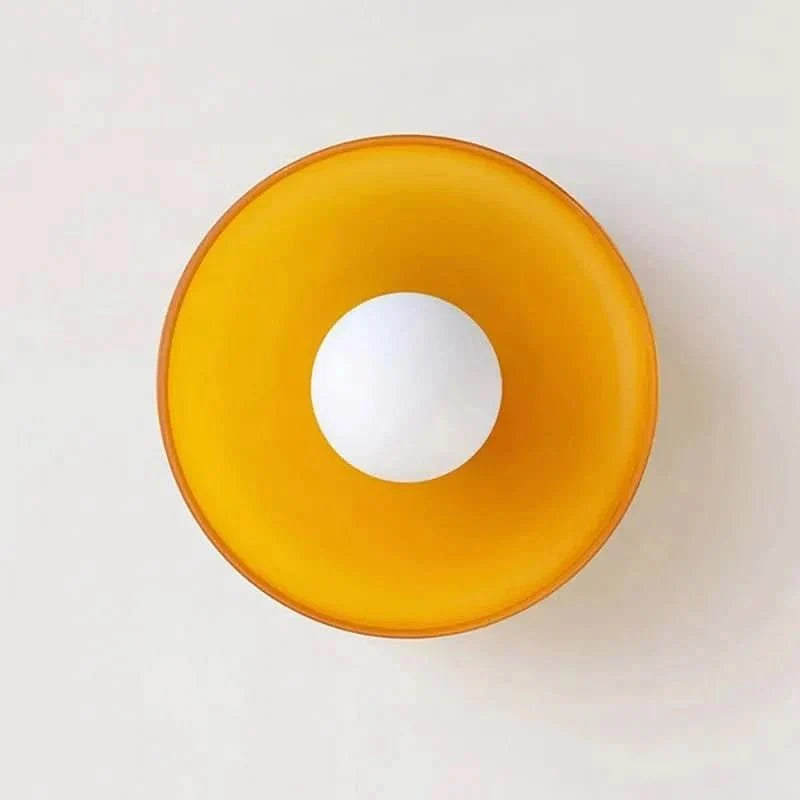 12-inch glazen opbouwplafondlamp, geschikt voor led, voor keuken, slaapkamer, woonkamer, minimalistisch Scandinavisch modern verlichtingsarmatuur | Thomler