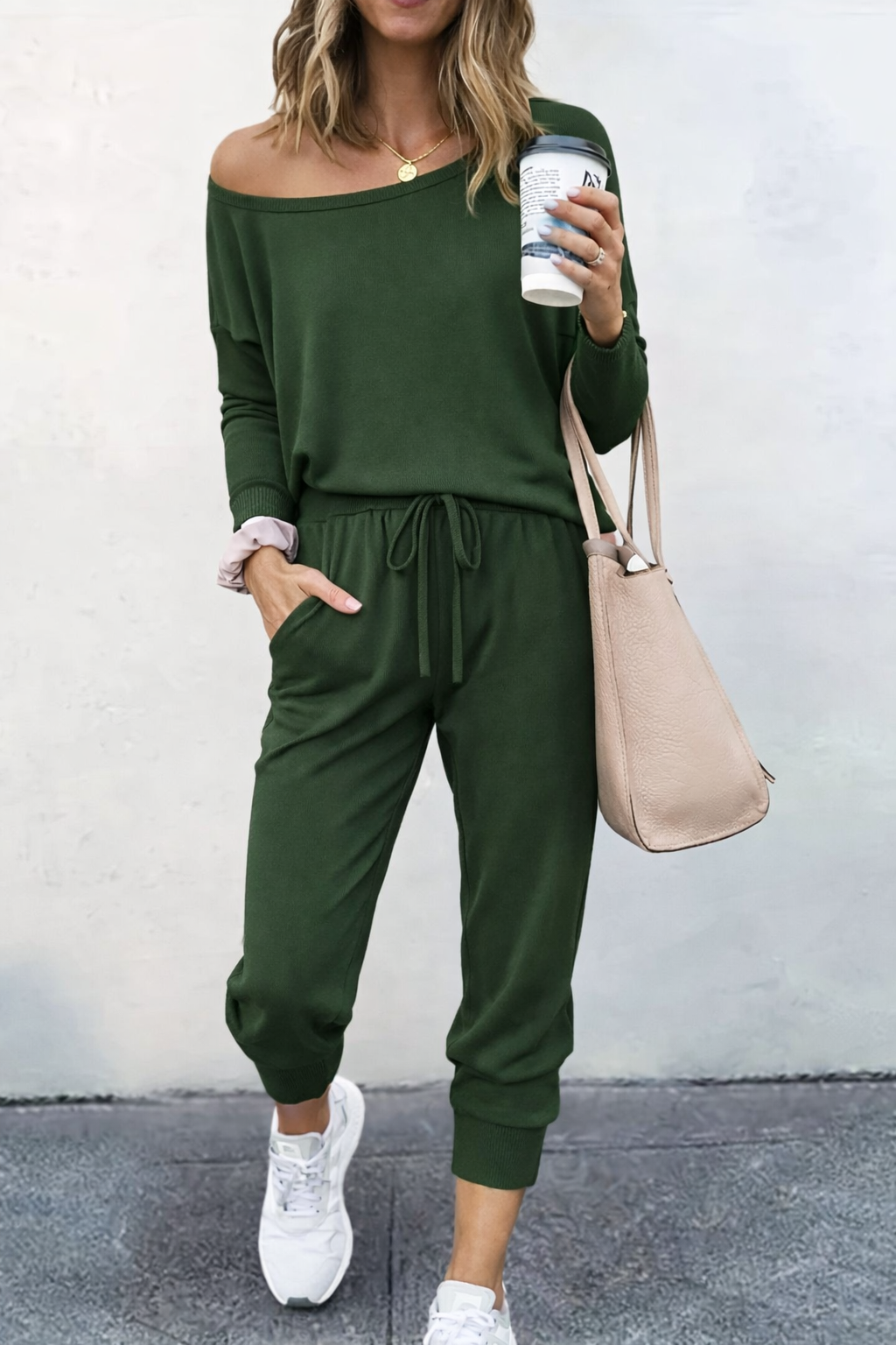 Moeiteloos chique tweedelige set van top en broek voor dames