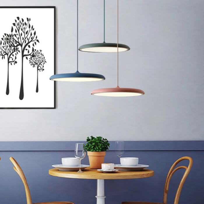Modern Scandinavian LED Hanging Light Fixture for Dining Room & Living Space | Thomler