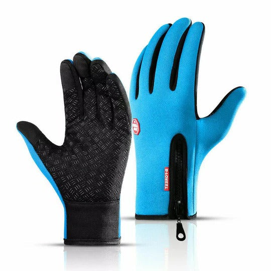 Batterijgevoede verwarmde winterhandschoenen met touchscreen-vingertoppen voor skiën, snowboarden en fietsen
