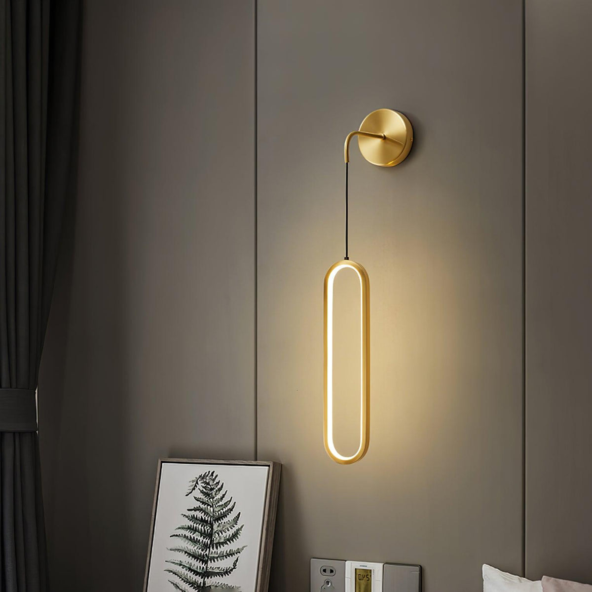 Vertical LED Sconce Light 27 Inch Contemporary Adjustable Color Temperature Fixture for Hallways Bedrooms Living Rooms Modern Acrylic Shade | Thomler