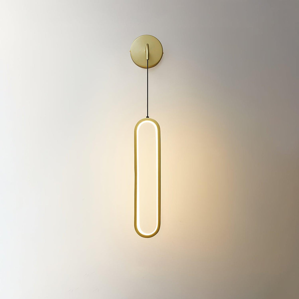 Vertical LED Sconce Light 27 Inch Contemporary Adjustable Color Temperature Fixture for Hallways Bedrooms Living Rooms Modern Acrylic Shade | Thomler