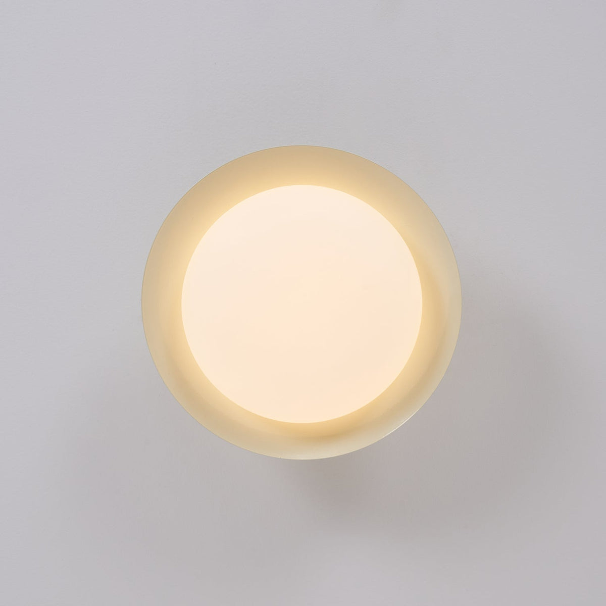 Lámpara de techo LED empotrable de 10 pulgadas con estructura metálica verde y marrón para cocina, baño o patio cubierto