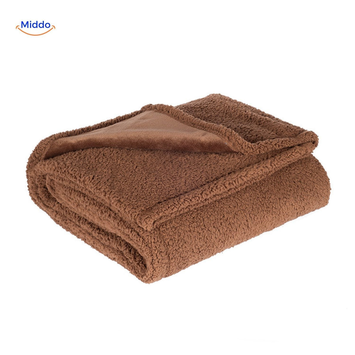 Waterproof Velour Throw Blanket – Plush Cotton Cover for Bed & Sofa