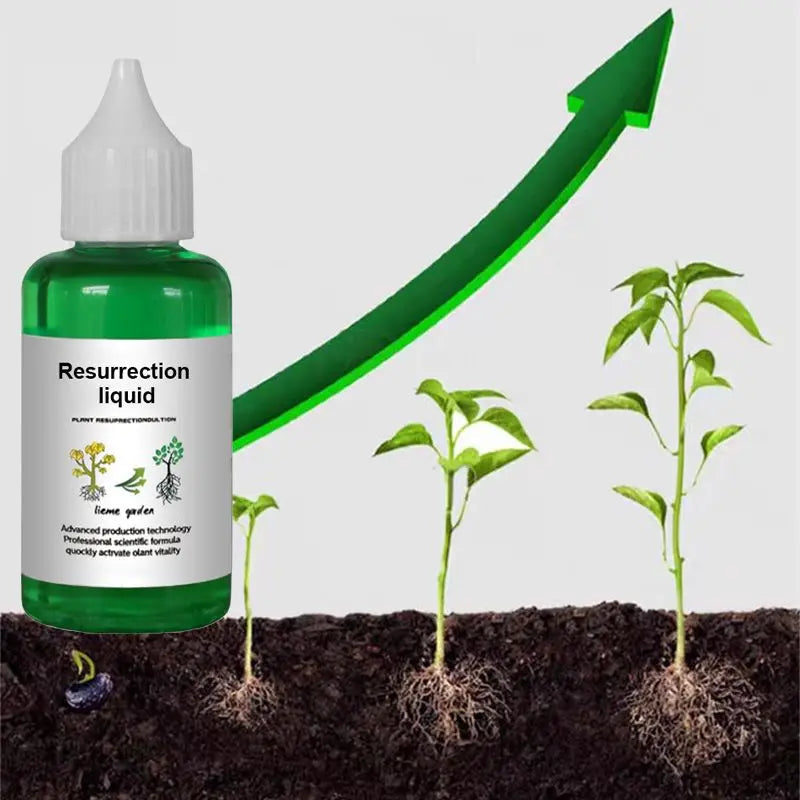 Liquid Plant Growth Booster for Stronger Roots & More Blooms – Indoor Outdoor Fertilizer for Houseplants Vegetables Herbs Succulents Fruit T | Thomler