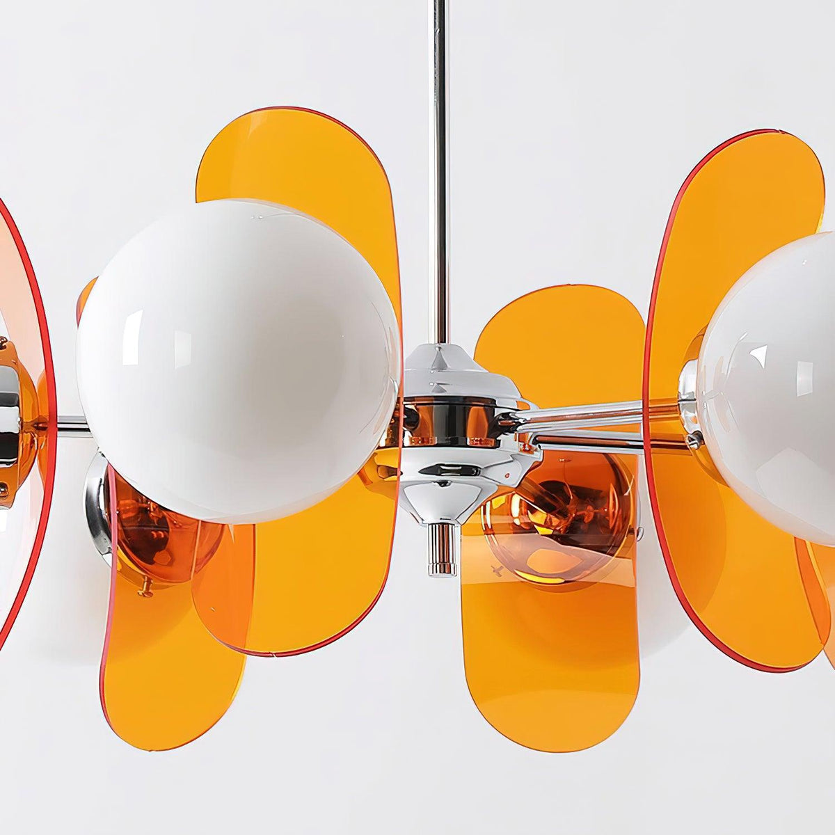 IJzeren glazen plafondlamp voor eetkamer, moderne armatuur met meerdere lichtbronnen, verstelbare hangkroonluchter voor keukeneiland, woonkamer, hal | Thomler