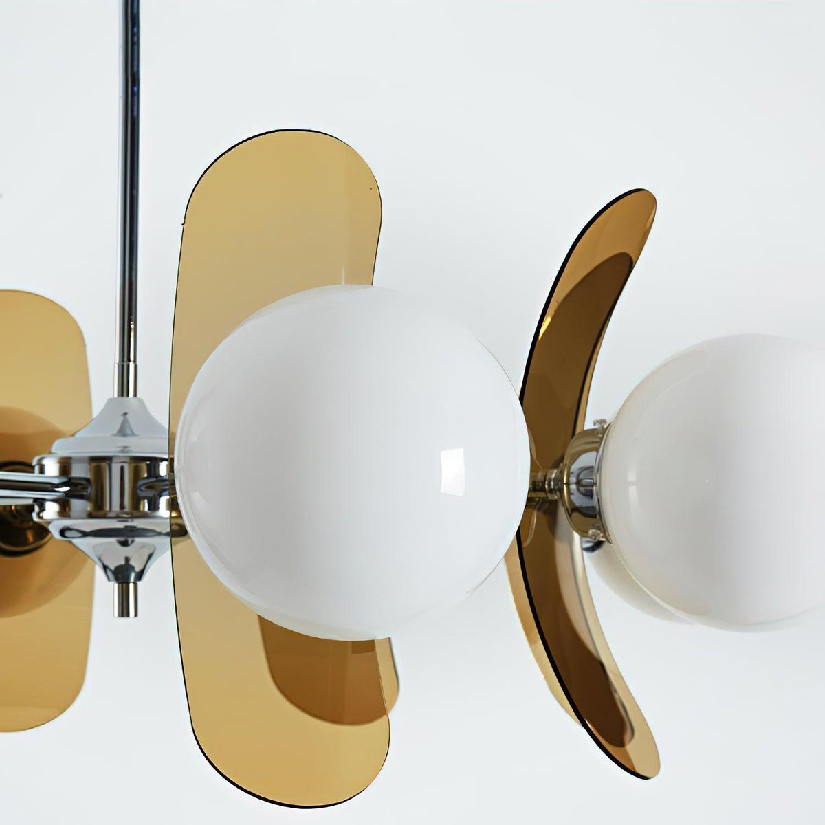 IJzeren glazen plafondlamp voor eetkamer, moderne armatuur met meerdere lichtbronnen, verstelbare hangkroonluchter voor keukeneiland, woonkamer, hal | Thomler