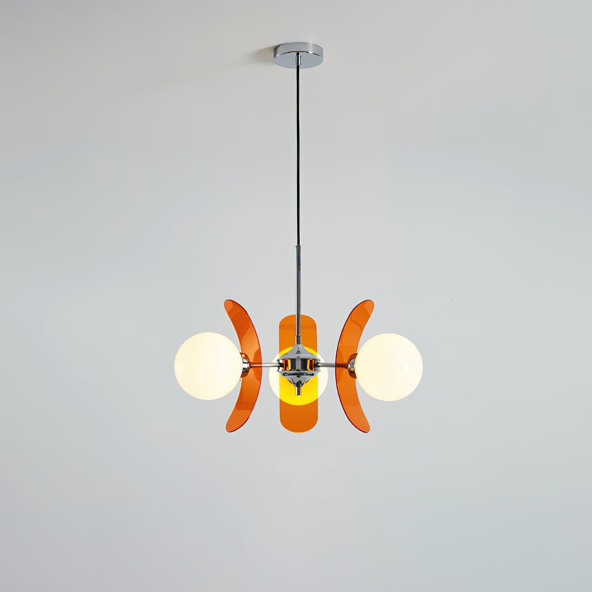 IJzeren glazen plafondlamp voor eetkamer, moderne armatuur met meerdere lichtbronnen, verstelbare hangkroonluchter voor keukeneiland, woonkamer, hal | Thomler