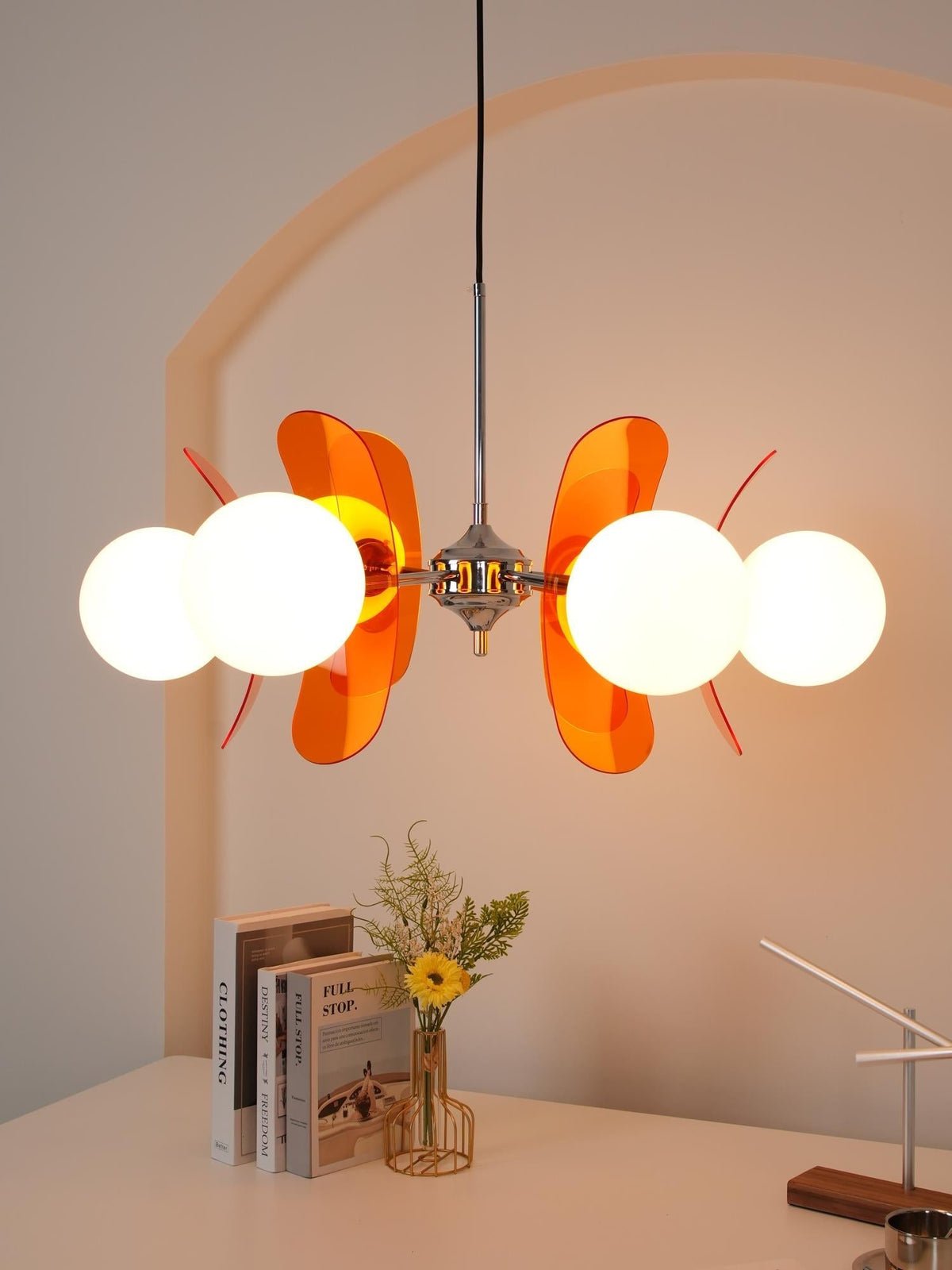 IJzeren glazen plafondlamp voor eetkamer, moderne armatuur met meerdere lichtbronnen, verstelbare hangkroonluchter voor keukeneiland, woonkamer, hal | Thomler