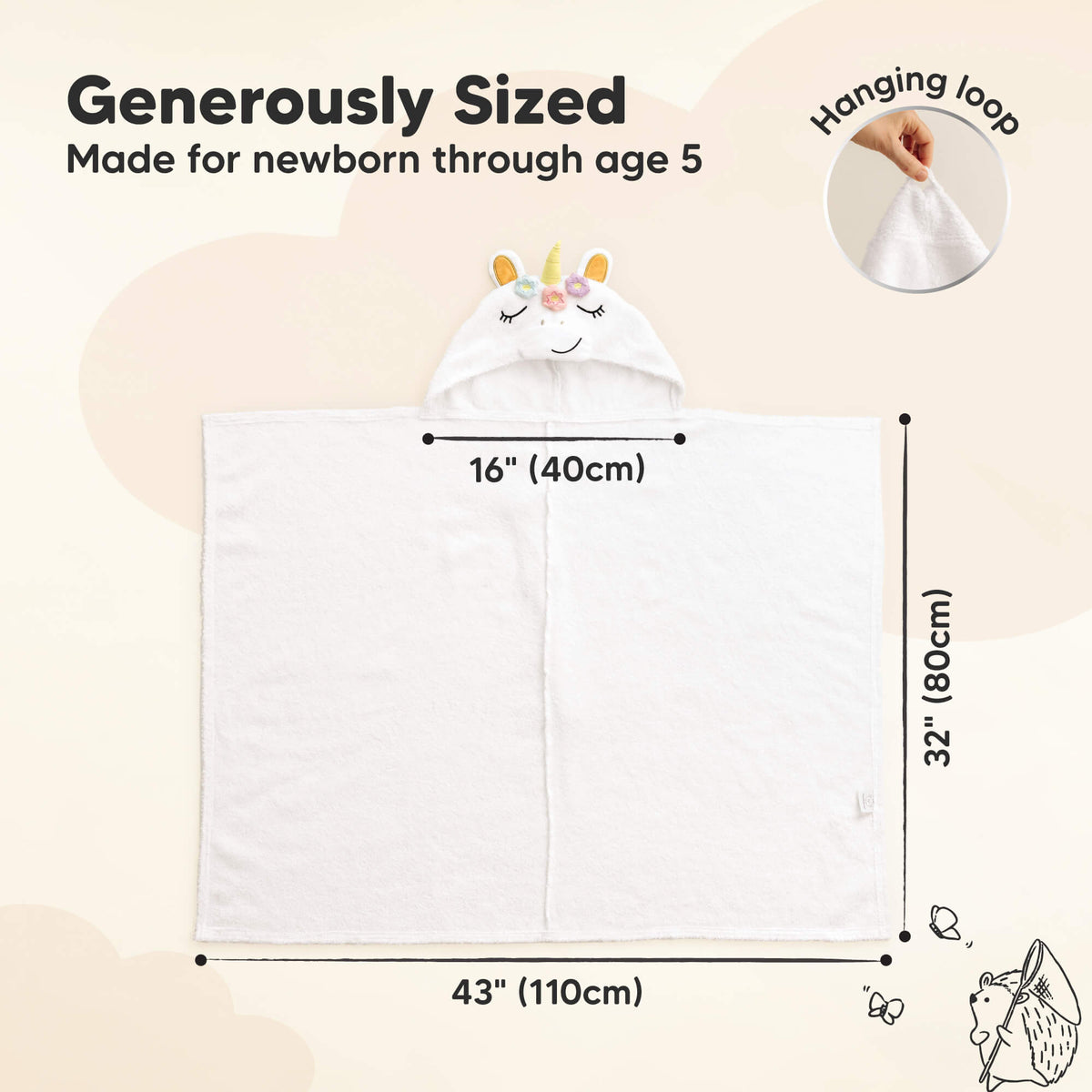 Baby Animal Hooded Towel