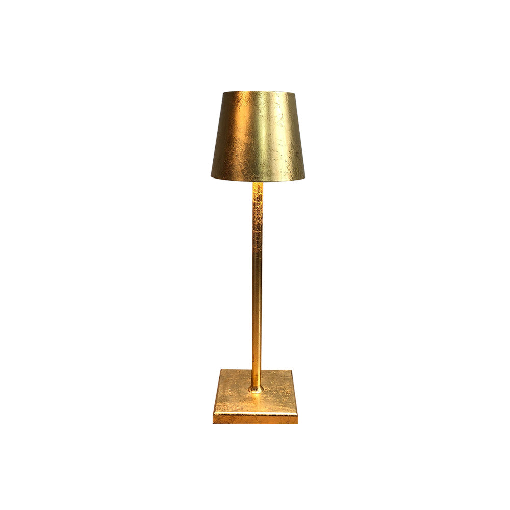Rechargeable LED Desk Lamp with Touch Dimmer – Cordless Metal Accent Light for Bedroom, Patio, Office – 15 Inch Portable USB Lamp for Indoor | Thomler