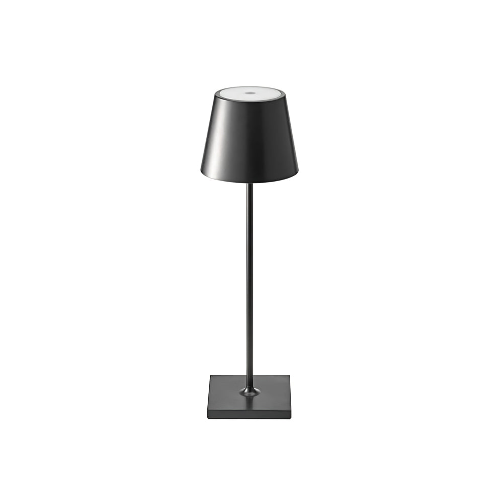 Rechargeable LED Desk Lamp with Touch Dimmer – Cordless Metal Accent Light for Bedroom, Patio, Office – 15 Inch Portable USB Lamp for Indoor | Thomler