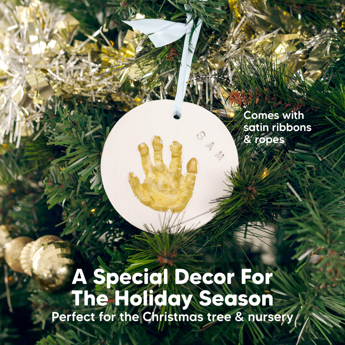 Baby Ornament Keepsake Kit (Multi-Colored Paint)