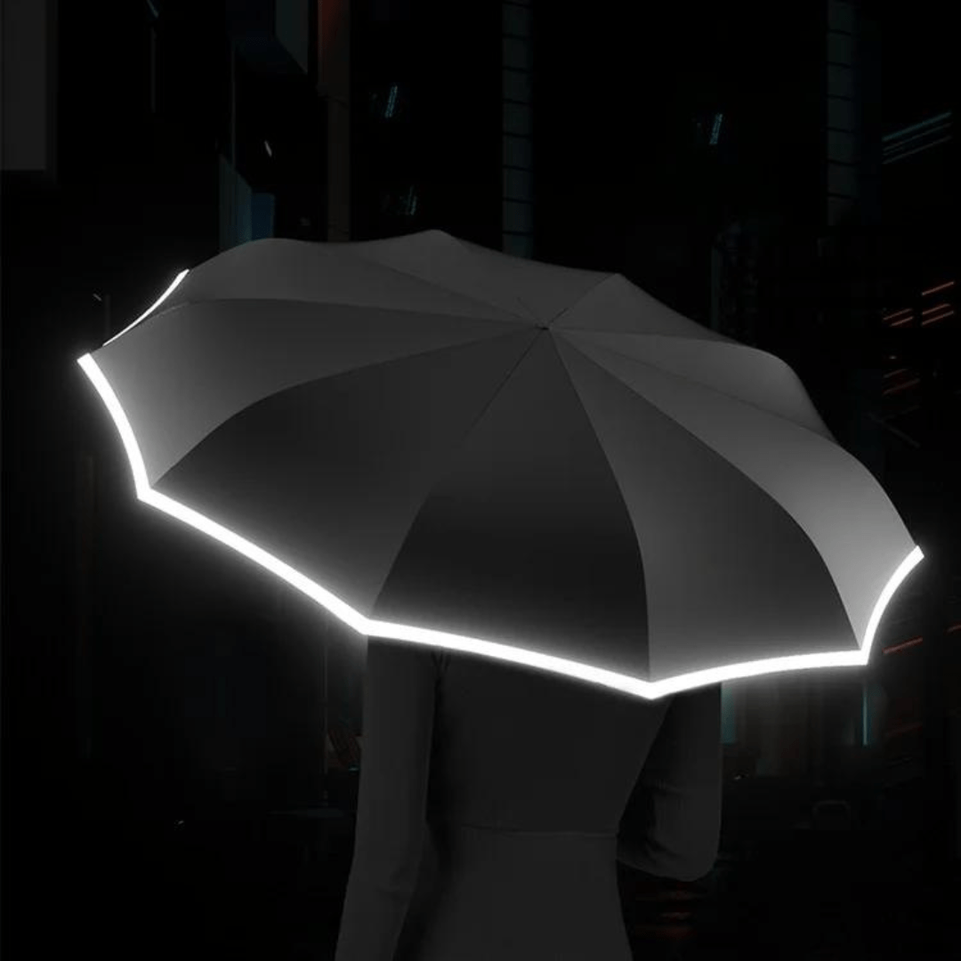 Auto Open Close Folding Travel Umbrella Windproof Storm-Resistant Canopy 41 inch Compact Lightweight Rain Shield for Commuters City Walking | Thomler