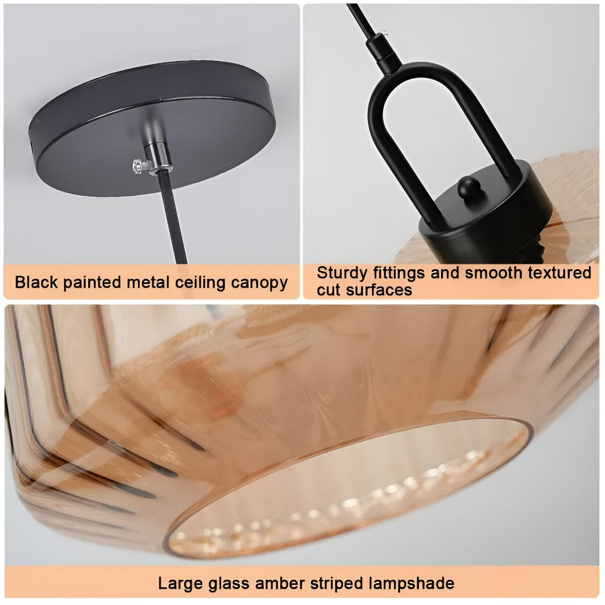 Glas-in-lood plafondarmatuur 11 inch kap E27 fitting in hoogte verstelbaar zachte gloed boven kookeiland tafel nachtkastje veelzijdig accent voor Conte | Thomler
