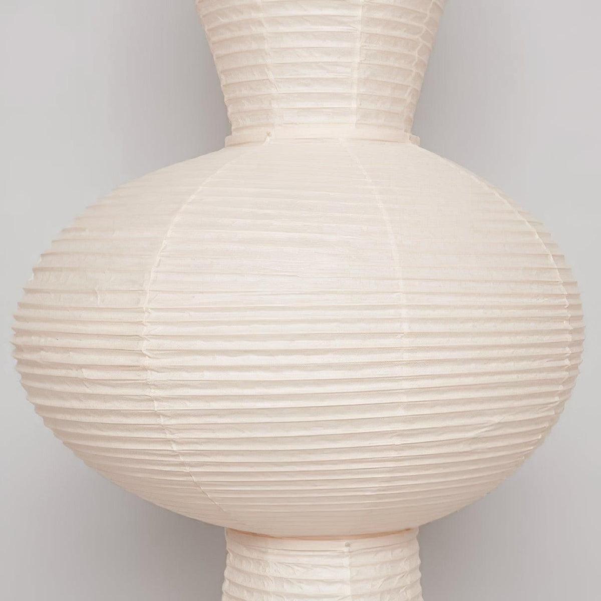 Lámpara de techo artesanal de papel con pantalla cilíndrica blanca, luminaria colgante con casquillo E26/E27 para dormitorio, sala de estar y comedor, luz ambiental moderna | Thomler