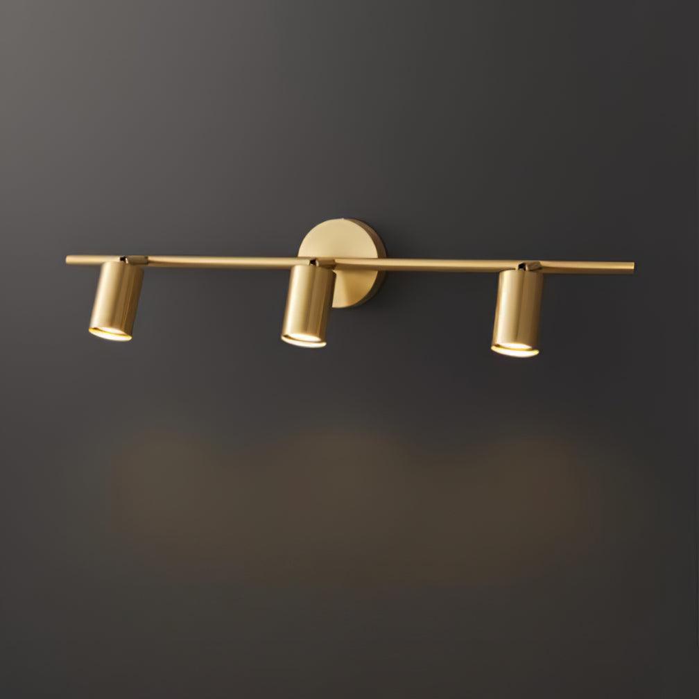 Pivoting Metal Track Spotlight Fixture 350° Swivel Wall & Ceiling Mount LED Accent Light for Living Room Bedroom Kitchen Gallery Art Display | Thomler